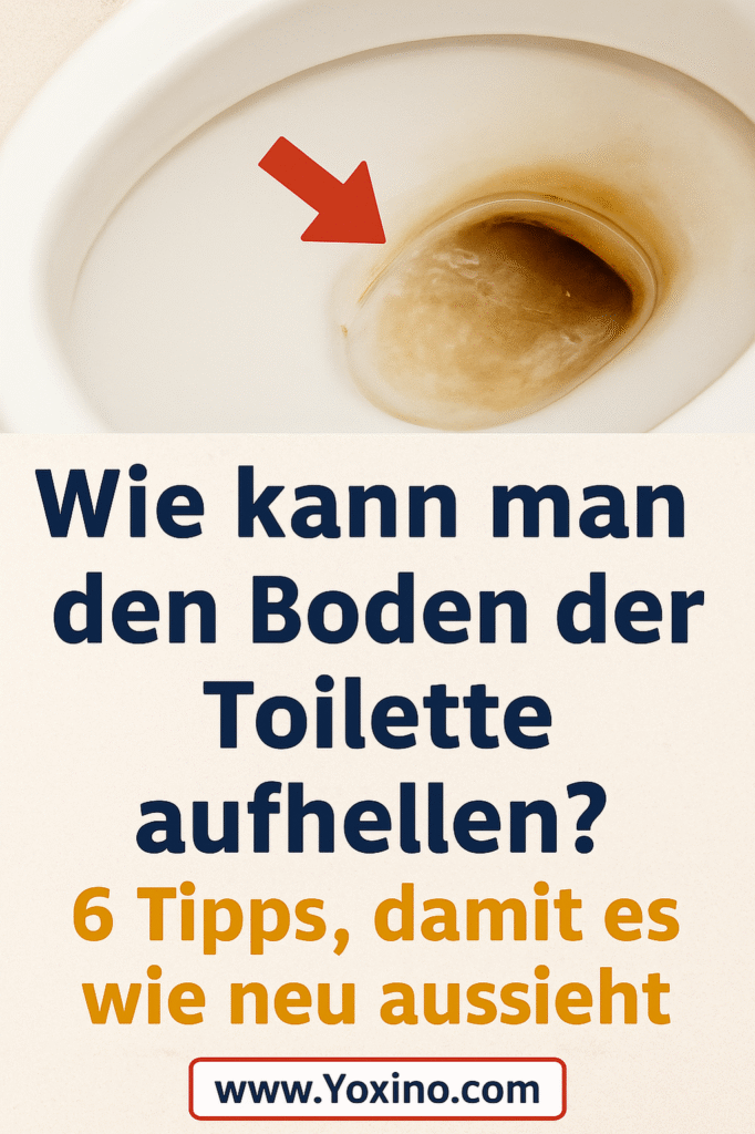 Wie kann man den Boden der Toilette aufhellen? Omas 6 Tipps für ein strahlend sauberes Bad