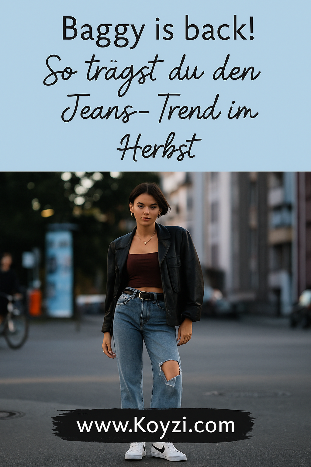 Beige Jeans kombinieren